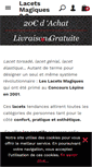 Mobile Screenshot of lacetsmagiques.com